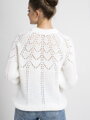 Dámský pletený svetr MAROCO bílý