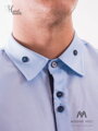 Sportovní bledě modrá pánská košile VS-PK1718