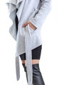 Dámský přechodný teplákový kabát VS-DK2001 šedý