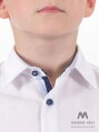 Dětská klučičí košile VS-PK-1709-B bílá