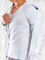 Neviditelné pánské triko VS-PN 1903 pod košili Bílé