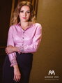 Růžová dámská košile Slim-Fit VS-DK1605