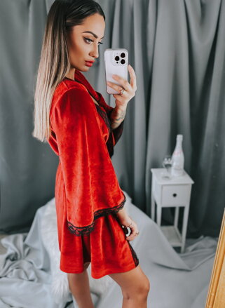 Luxusní pyžamový set JANNYS VSB22 red