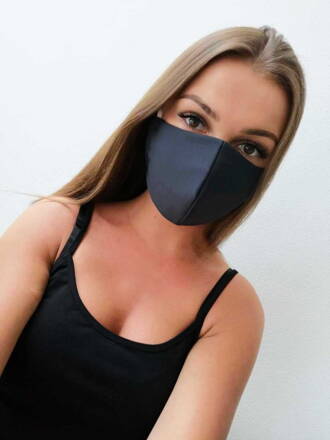 Sportovní ochranná maska ​​šedá (FP2)